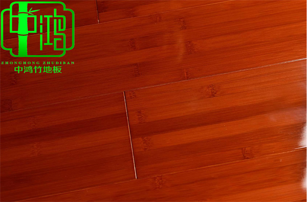 竹地板散節茶色亮光